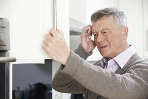 senior with memory loss