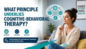 What Principle Underlies Cognitive-Behavioral Therapy