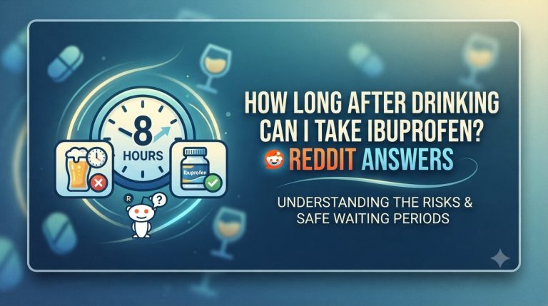 How Long After Drinking Can I Take Ibuprofen